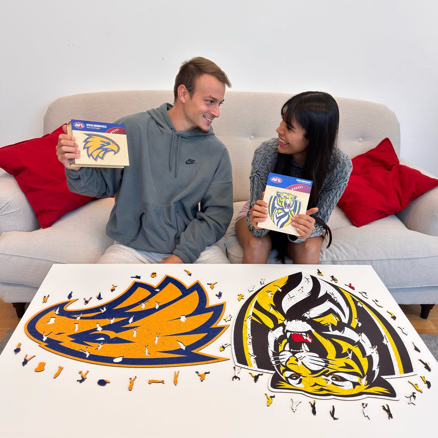 Richmond FC Logo - Wooden Puzzle