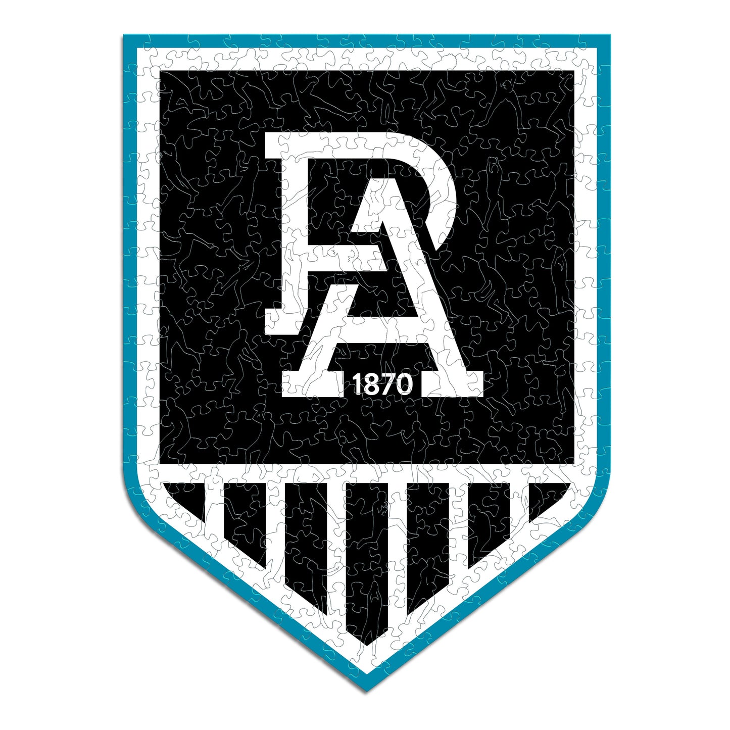 Port Adelaide FC Logo - Wooden Puzzle
