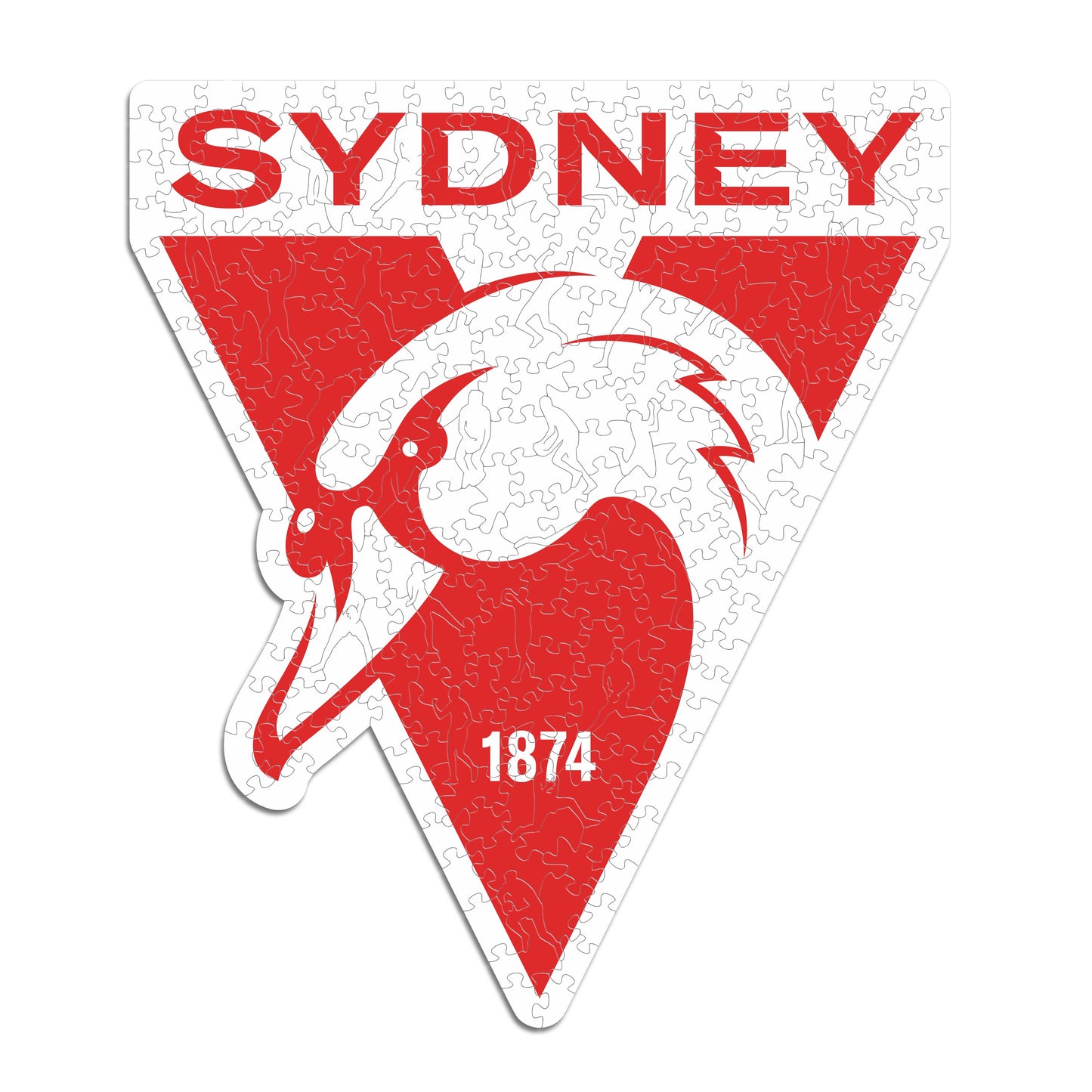 Sydney Swans Logo - Wooden Puzzle
