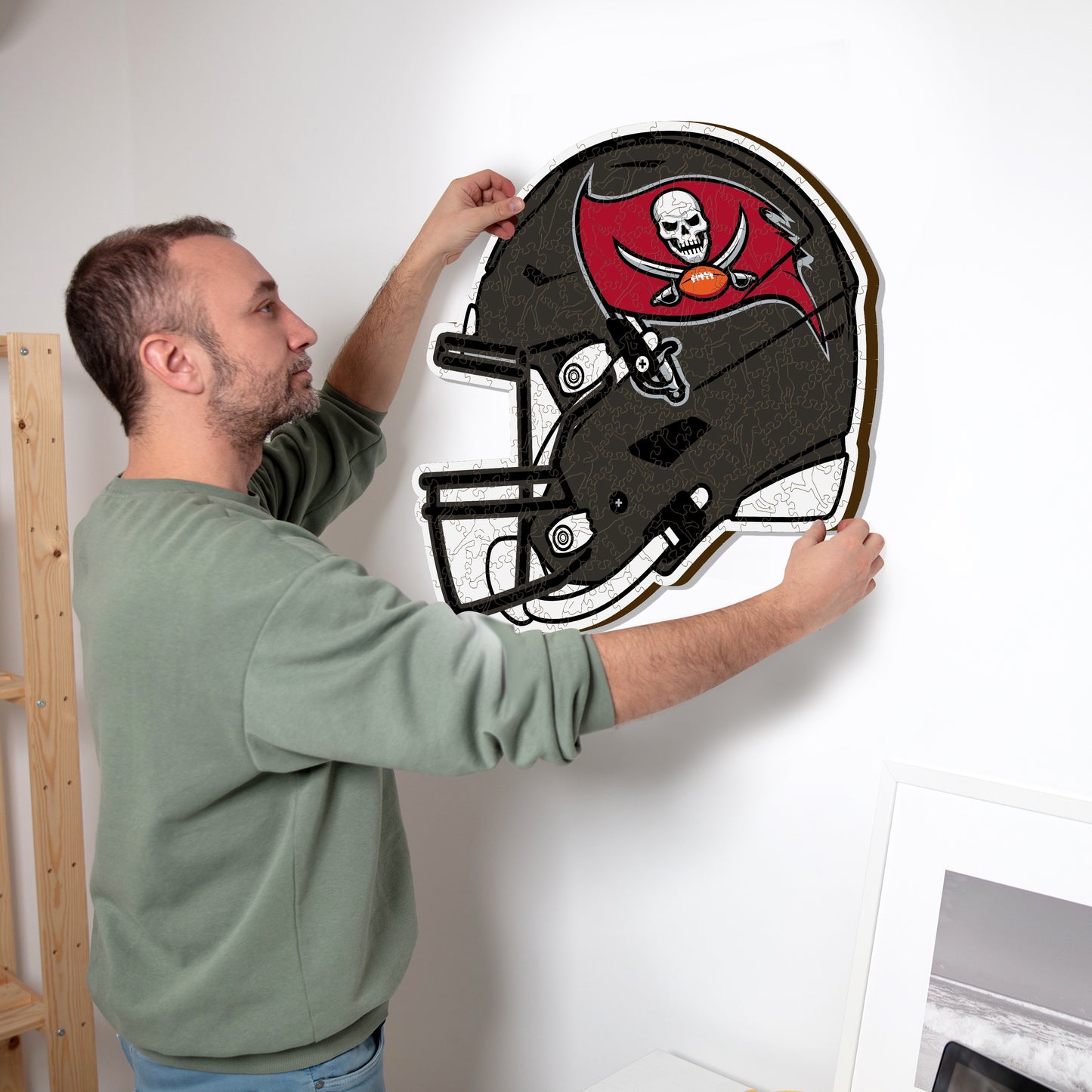 Tampa Bay Buccaneers™ Helmet - Wooden Puzzle
