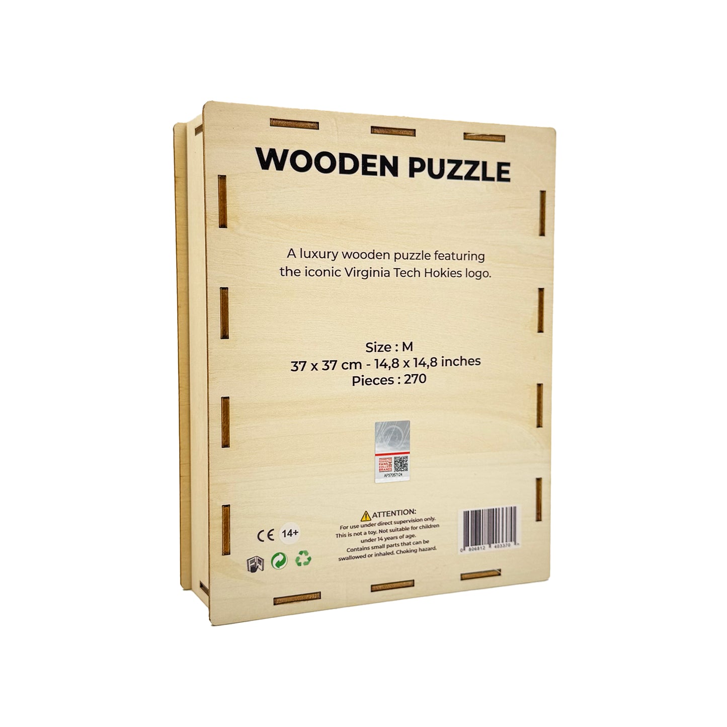 Virginia Tech University - Wooden Puzzle