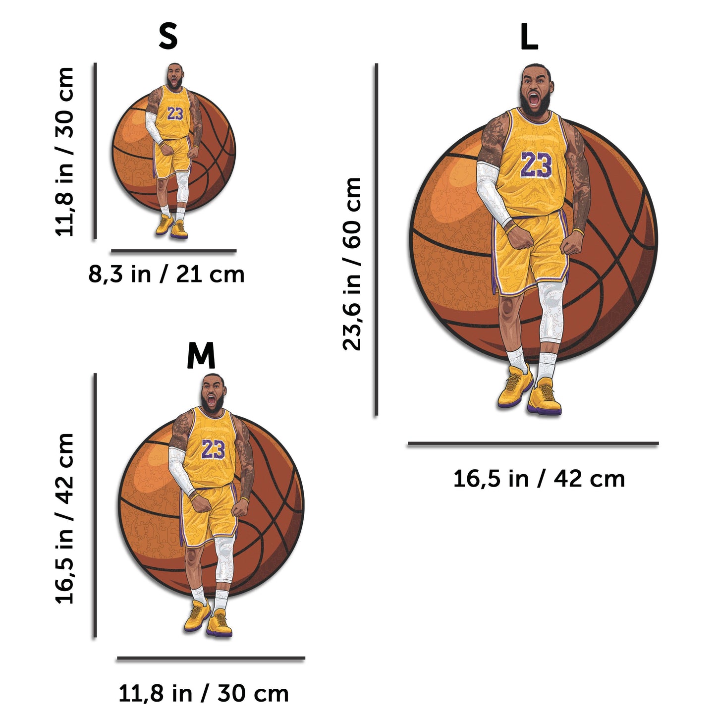 LeBron James - Wooden Puzzle