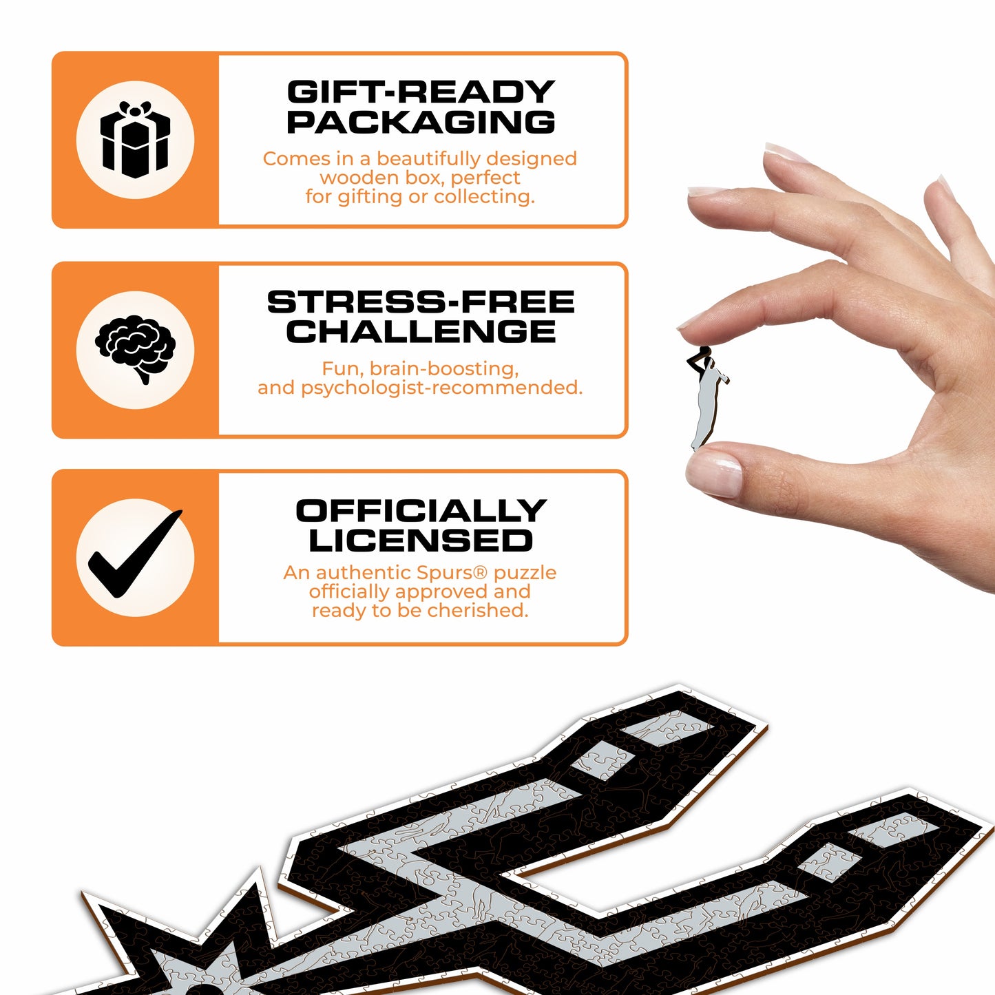 San Antonio Spurs™ - Wooden Puzzle