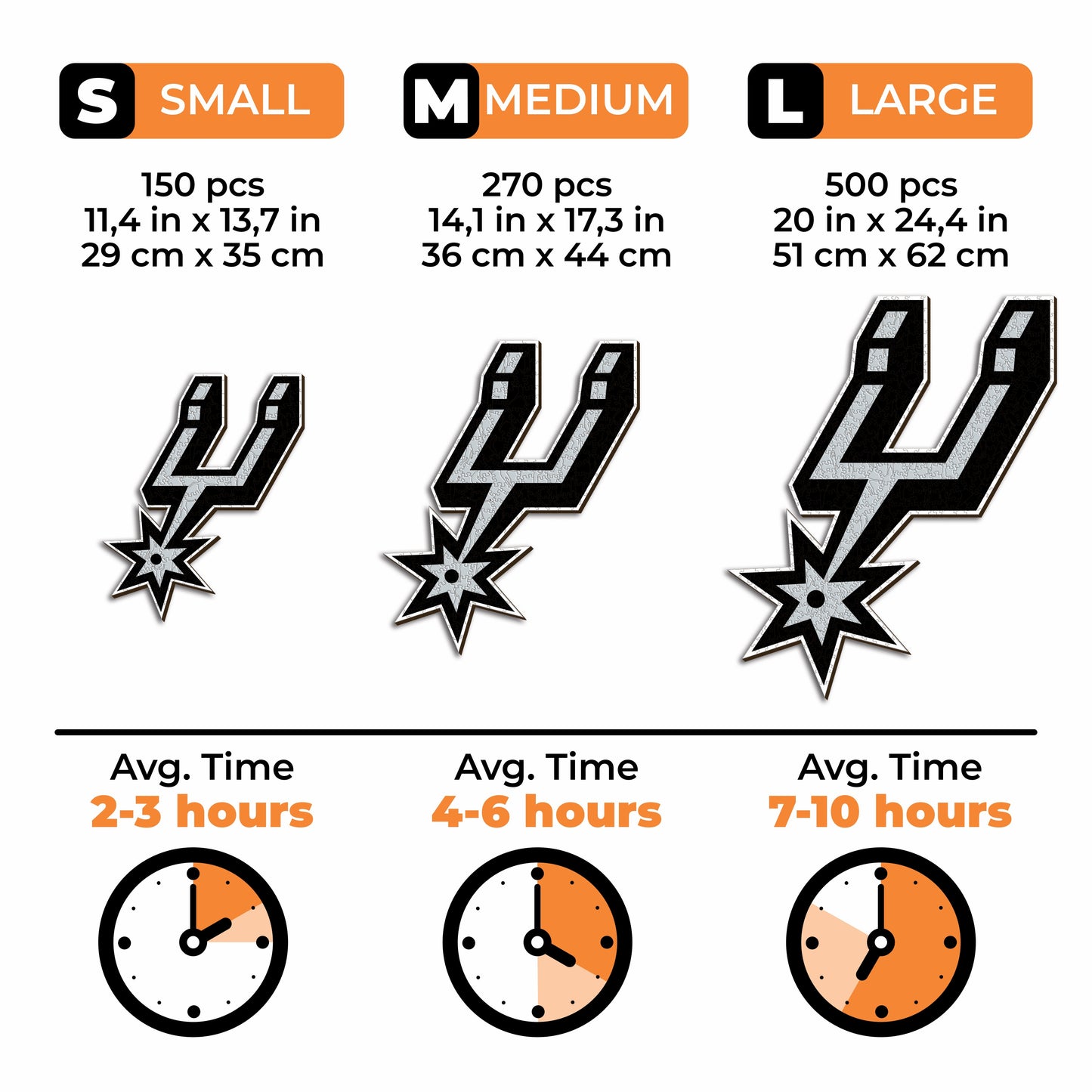 San Antonio Spurs™ - Wooden Puzzle