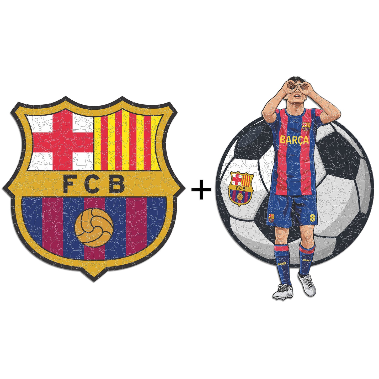 2 PACK FC Barcelona® Logo + Pedri