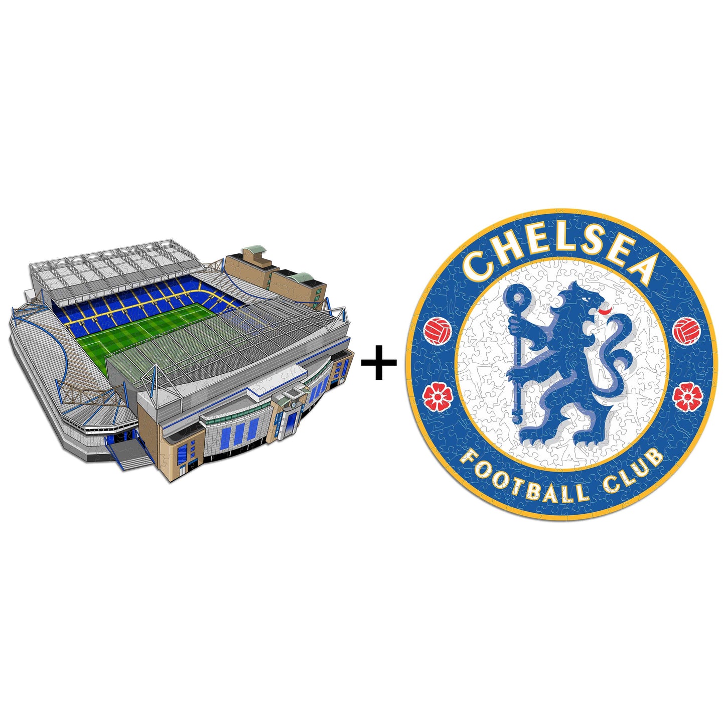 2 PACK Chelsea FC® Logo + Stamford Bridge