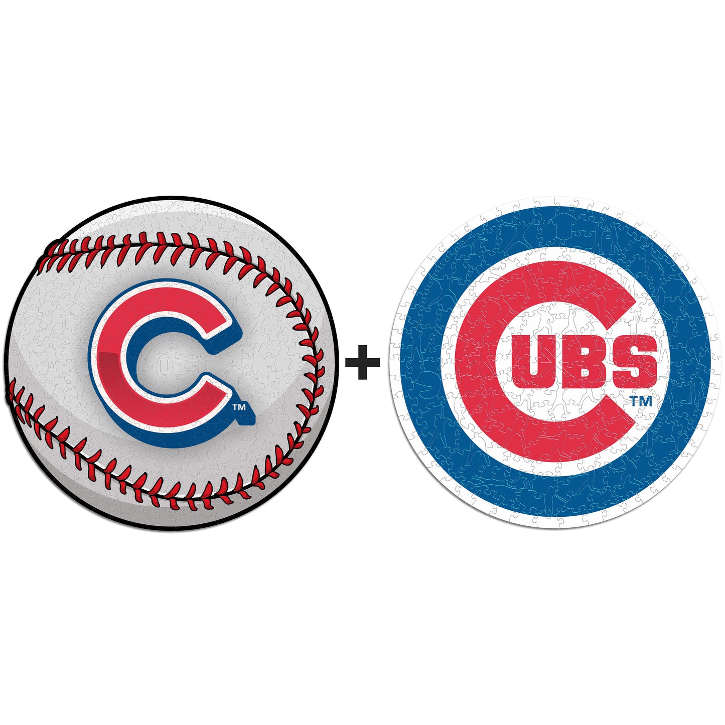 2 PACK Chicago Cubs™ Baseball + Primary Logo