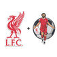 2 PACK Liverpool FC® Liver Bird Logo + Salah