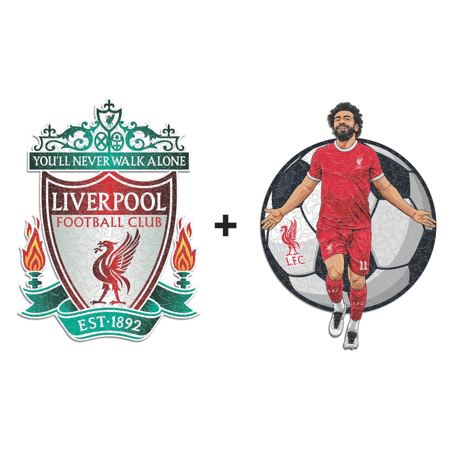 2 PACK Liverpool FC® Logo + Salah