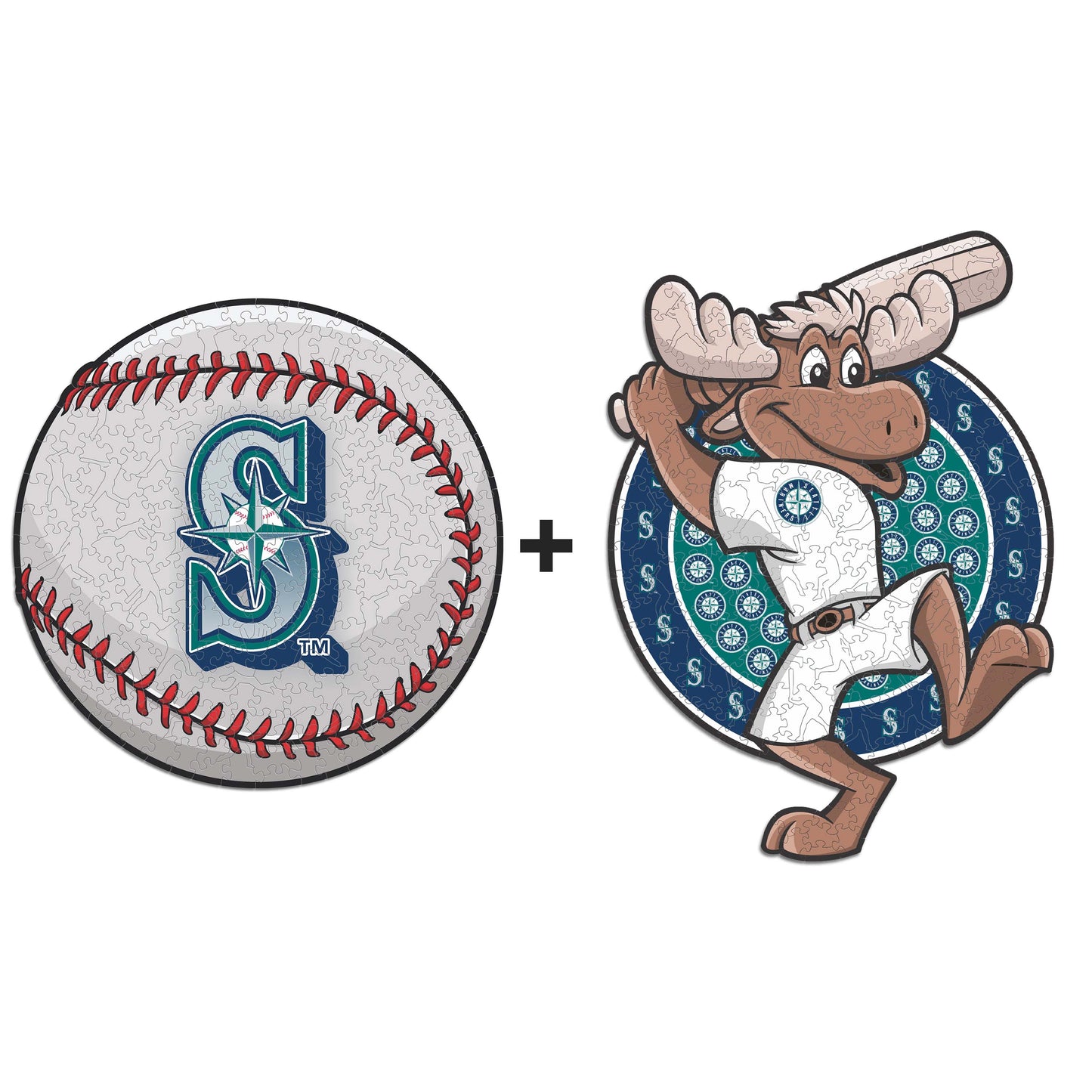 2 PACK Seattle Mariners™ Baseball + Mascot