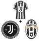 3 PACK Juventus FC® Logo + Jersey + Retro Logo