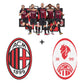 3 PACK AC Milan® Logo + Retro Logo + 5 Players