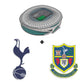 3 PACK Tottenham Hotspur FC® Logo + Retro Logo + Stadium