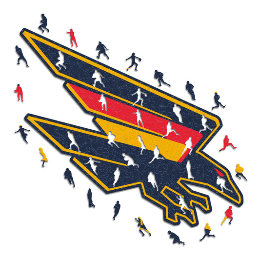 Adelaide FC Logo - Wooden Puzzle