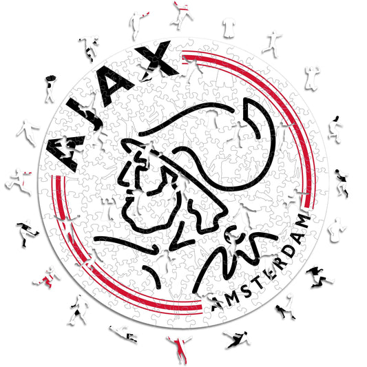 FC Ajax® Logo - Wooden Puzzle