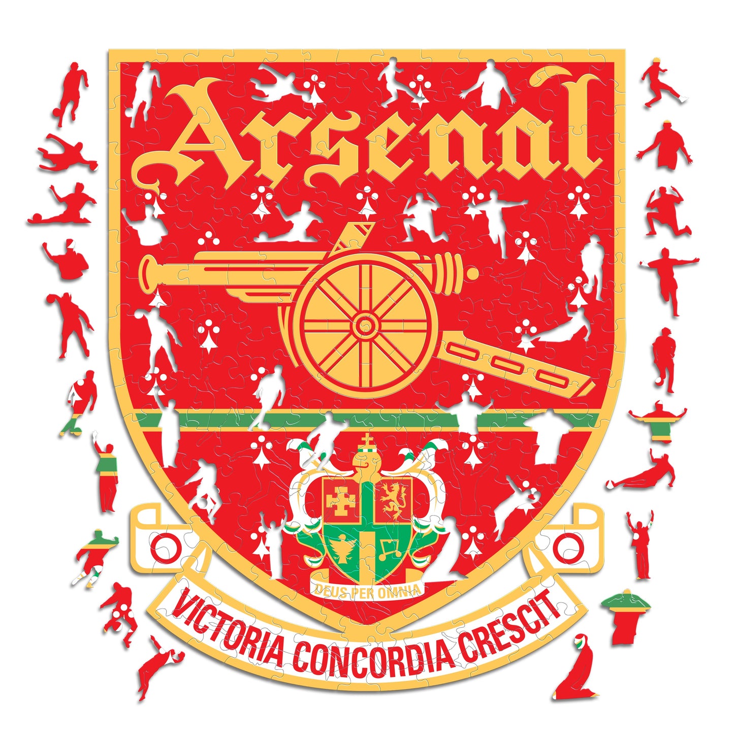 3 PACK Arsenal FC® Logo + Retro Logo + Jersey