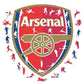 3 PACK Arsenal FC® Logo + Retro Logo + Emirates Stadium