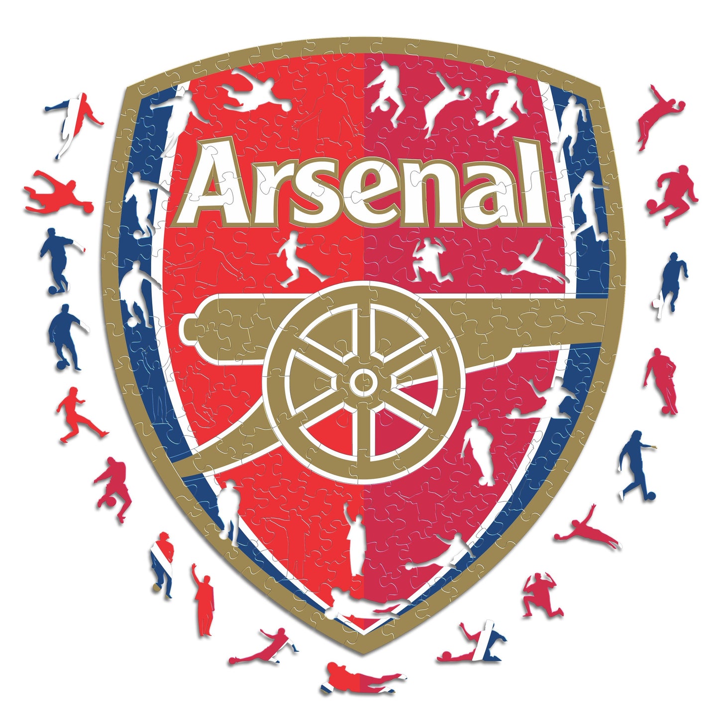 2 PACK Arsenal FC® Logo + Emirates Stadium