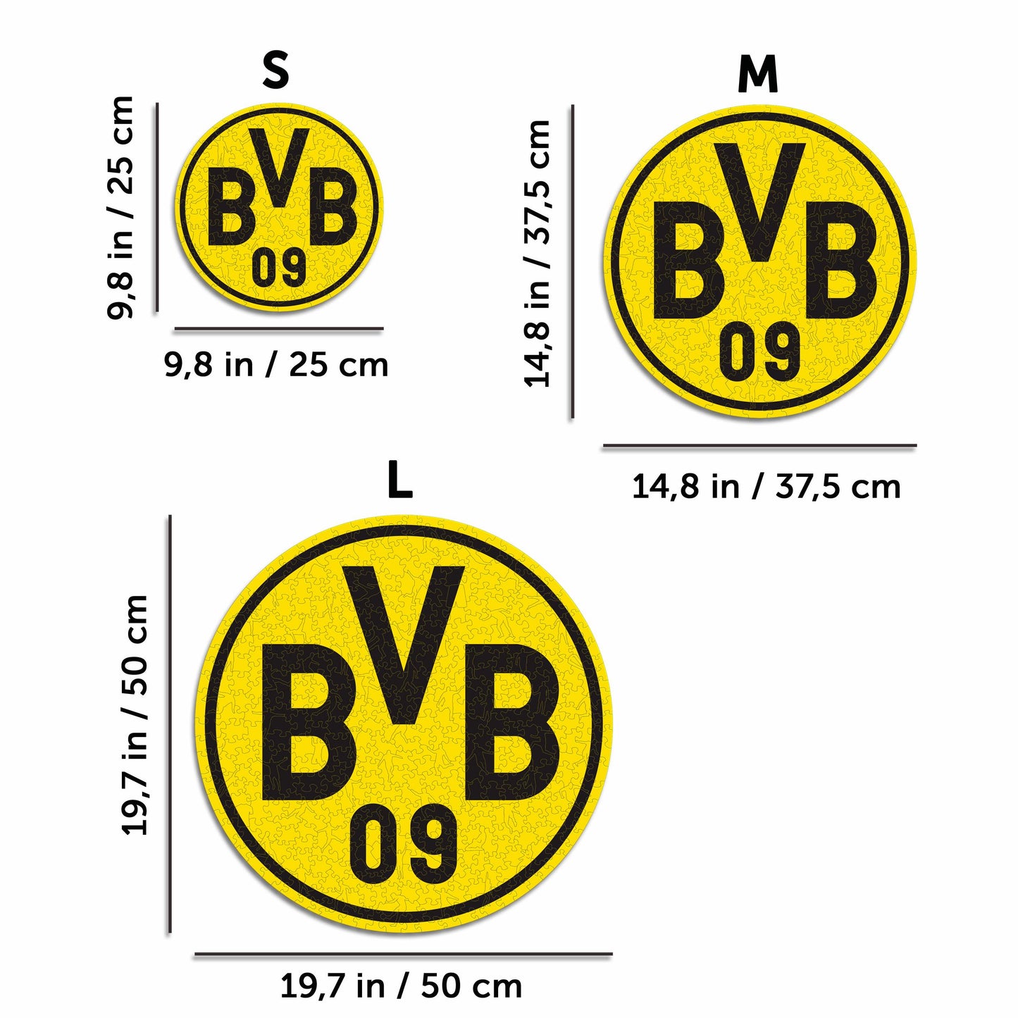 Borussia Dortmund® Logo - Wooden Puzzle