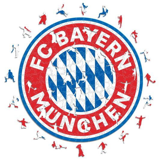 FC Bayern Munich® Logo - Wooden Puzzle