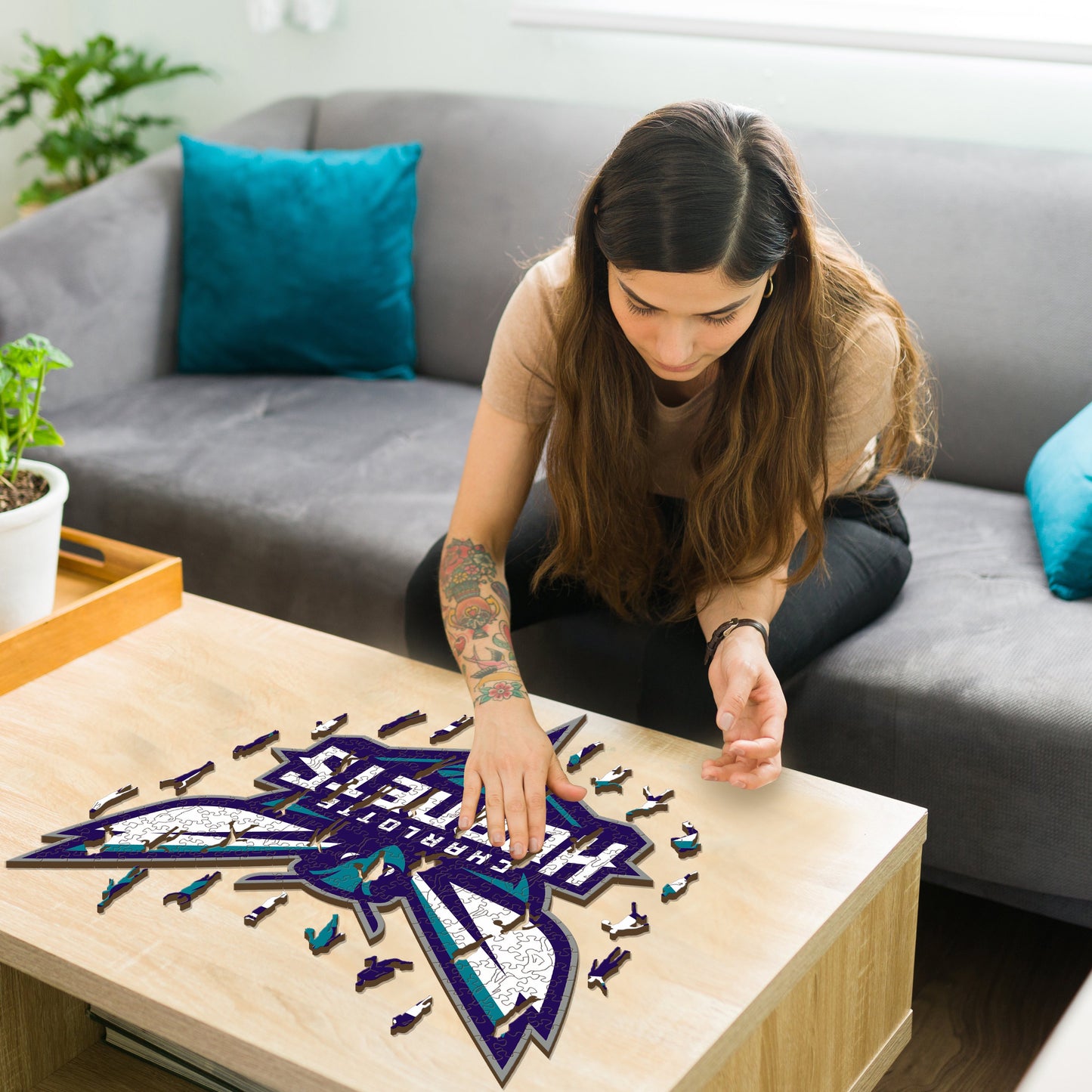 Charlotte Hornets™ - Wooden Puzzle