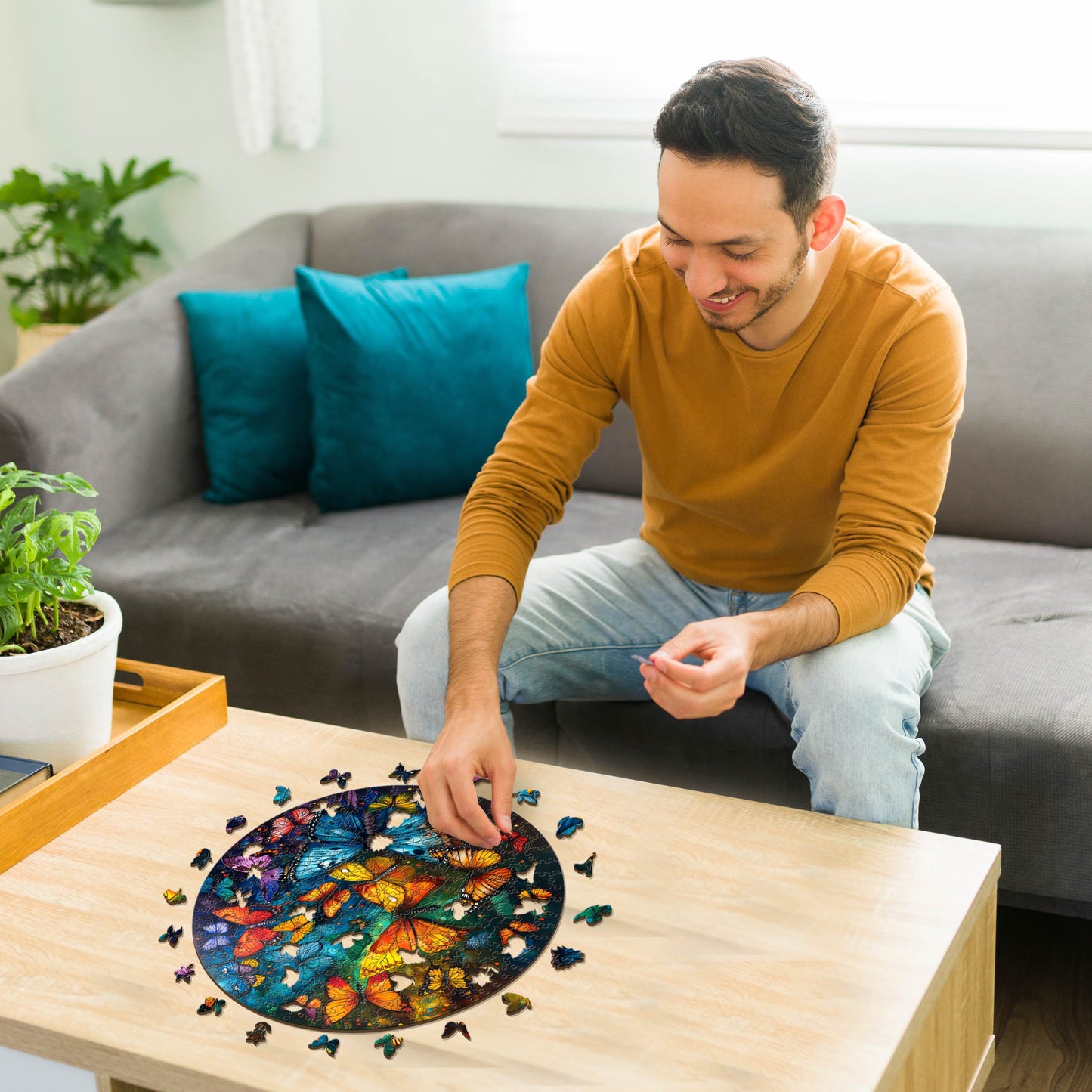 Magic Butterflies - Wooden Puzzle