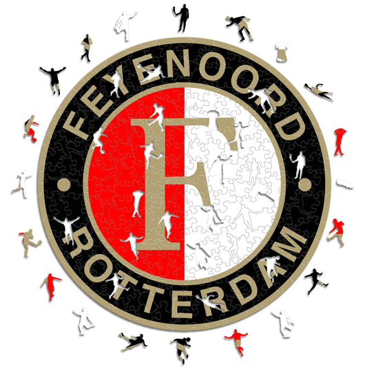 Feyenoord® Logo - Wooden Puzzle