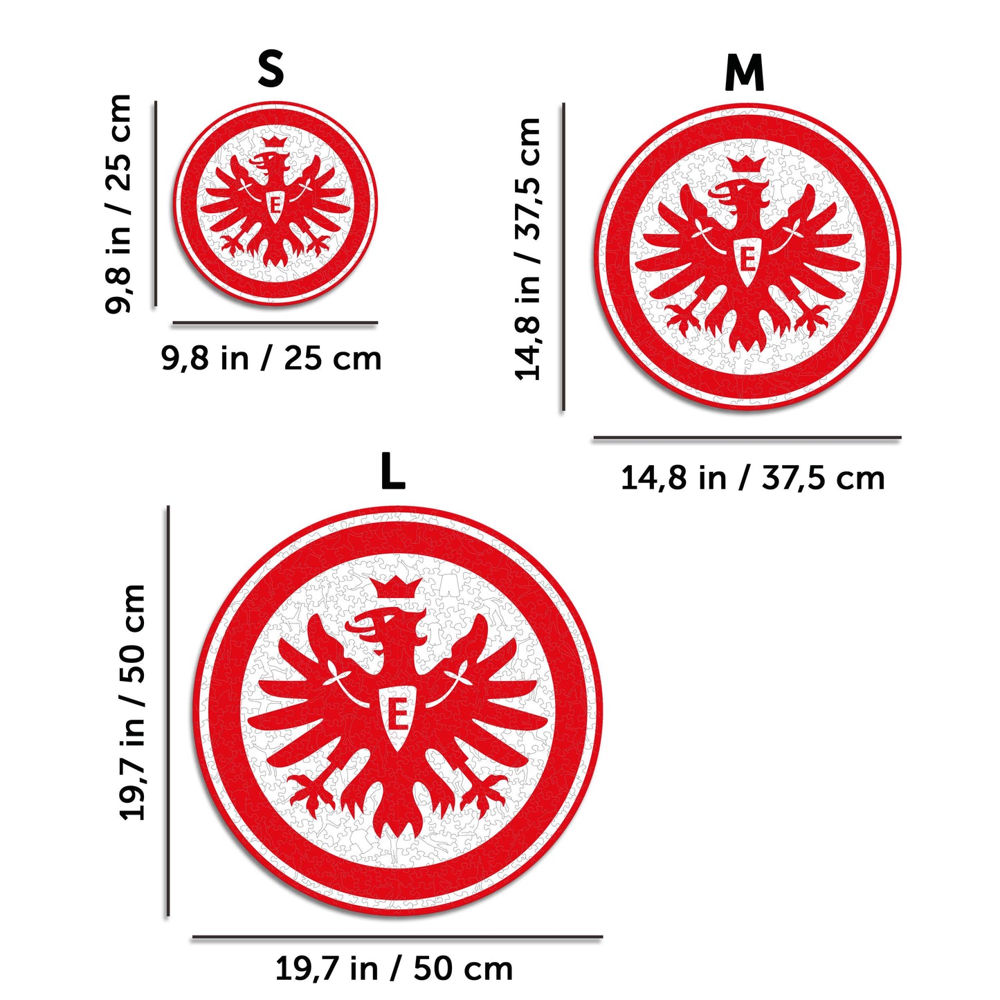 Eintracht Frankfurt® Logo - Wooden Puzzle