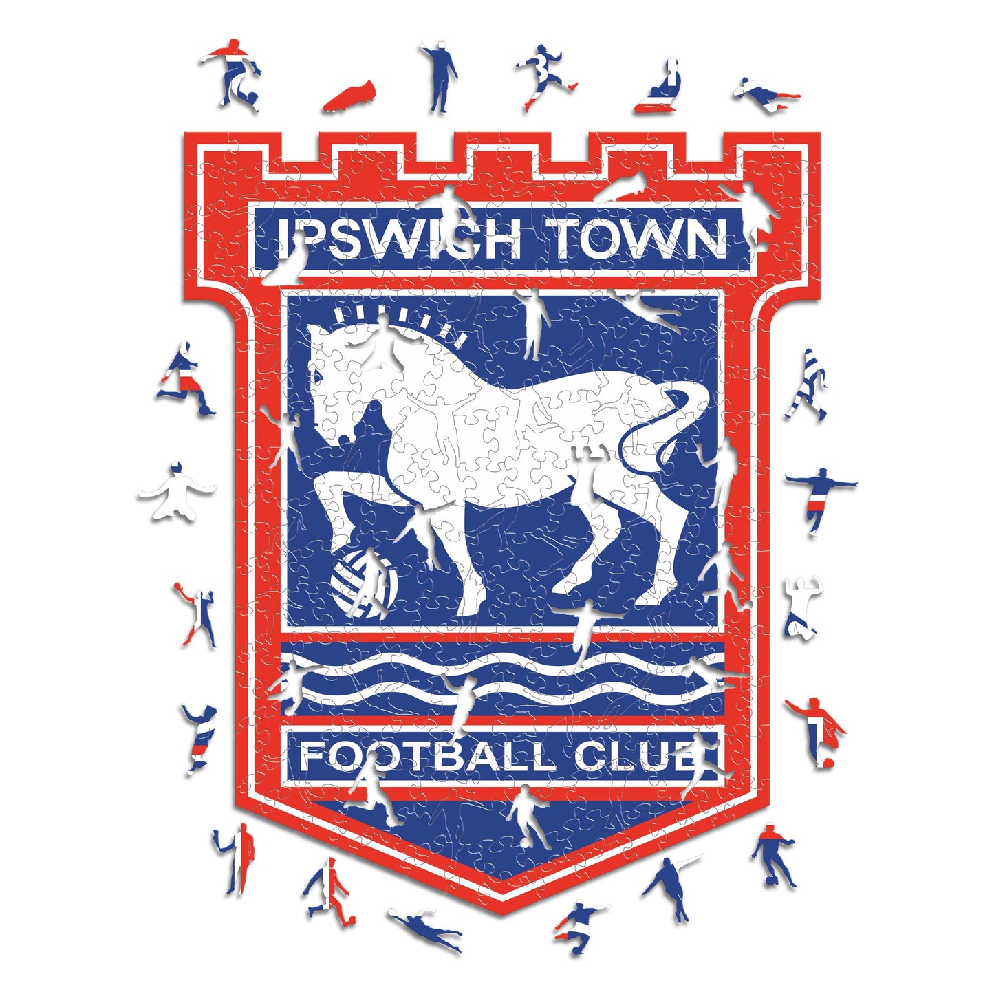 Ipswich Town FC® Logo - Wooden Puzzle