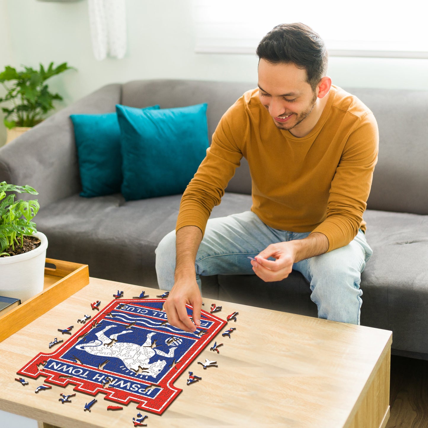 Ipswich Town FC® Logo - Wooden Puzzle