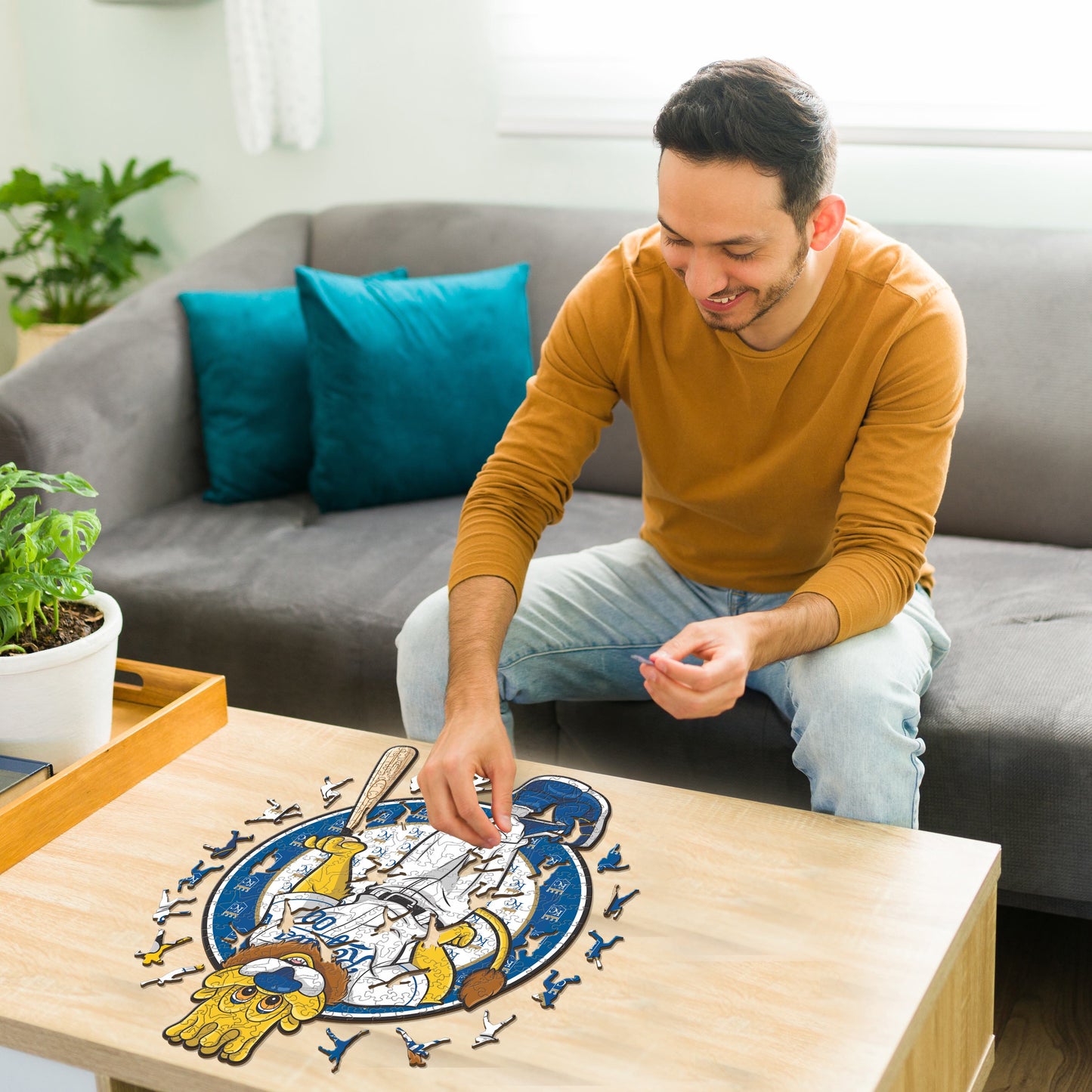 Kansas City Royals™ Mascot - Wooden Puzzle