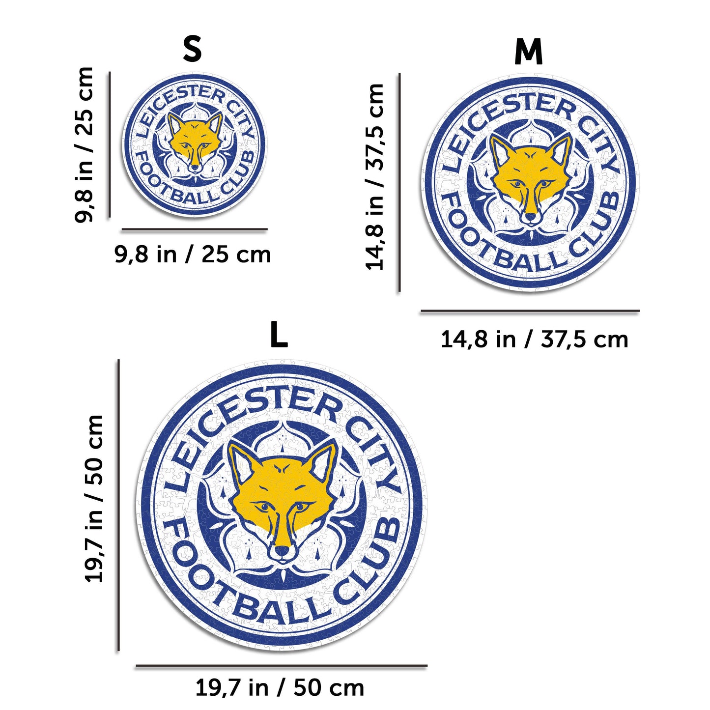 Leicester City FC® Logo - Wooden Puzzle