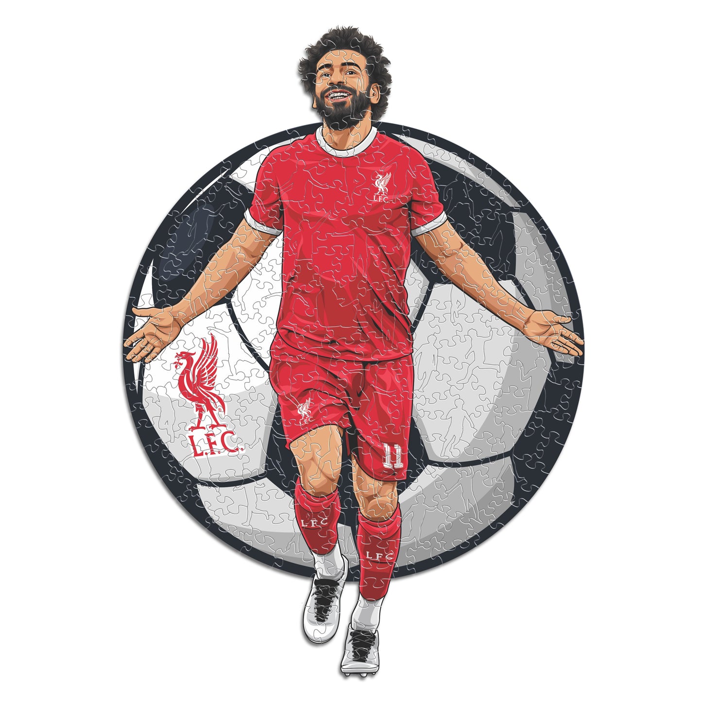 Mohamed Salah - Wooden Puzzle