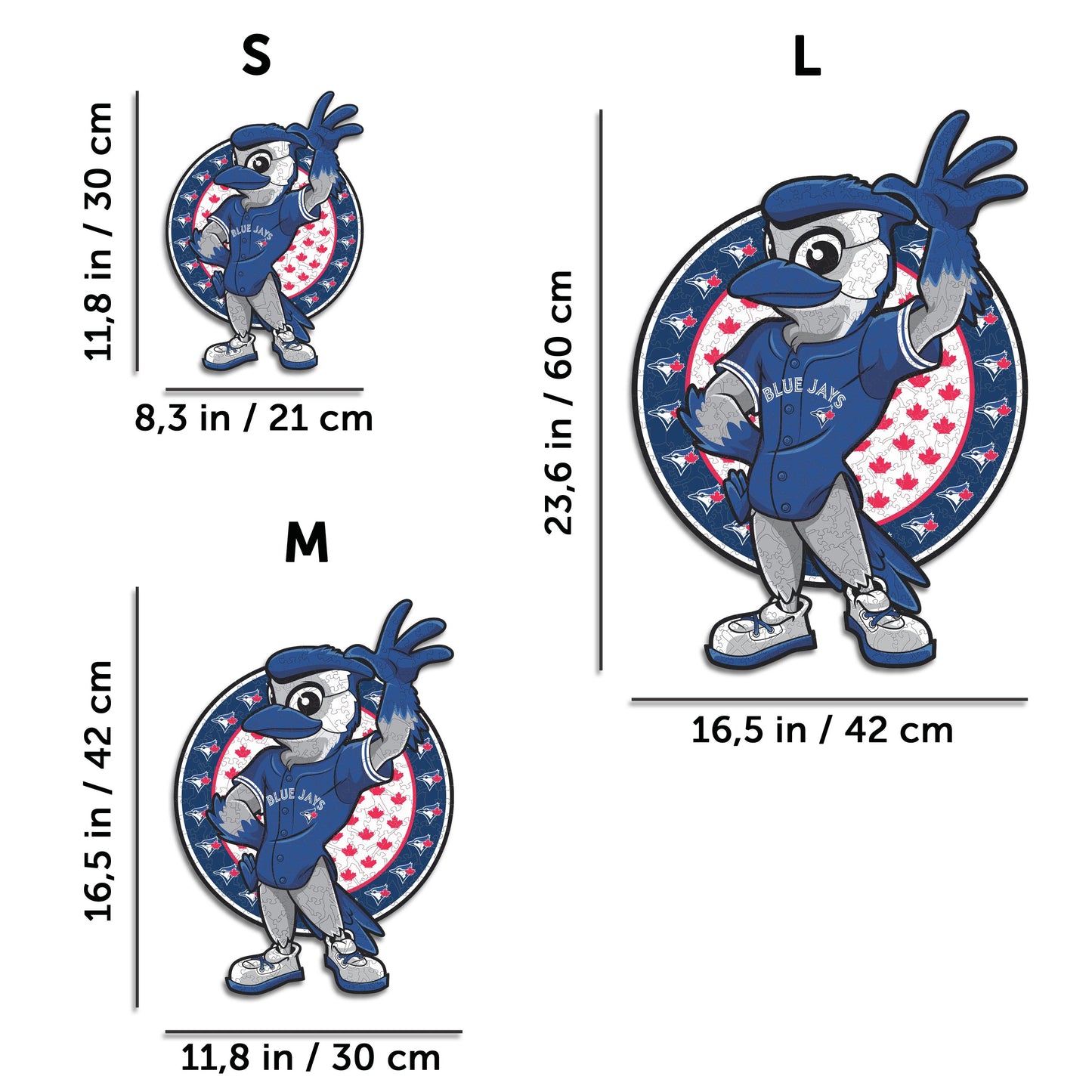 Toronto Blue Jays™ Mascot - Wooden Puzzle