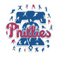 3 PACK Philadelphia Phillies™ Baseball + Primary Logo + Mascot