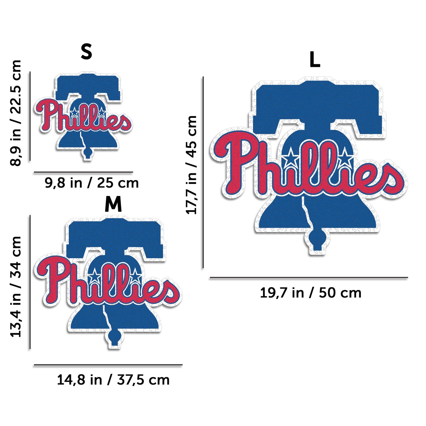 2 PACK Philadelphia Phillies™ Primary Logo + Mascot