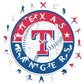 2 PACK Texas Rangers™ Primary Logo + Mascot