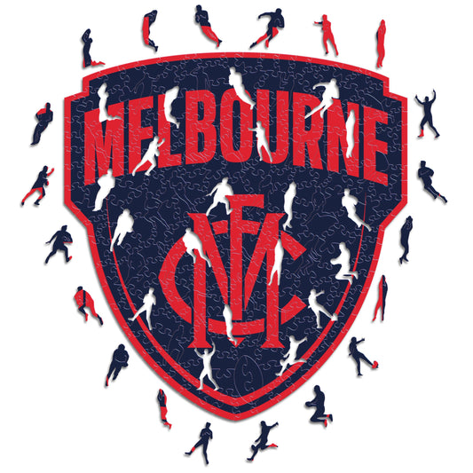 Melbourne FC Logo - Wooden Puzzle