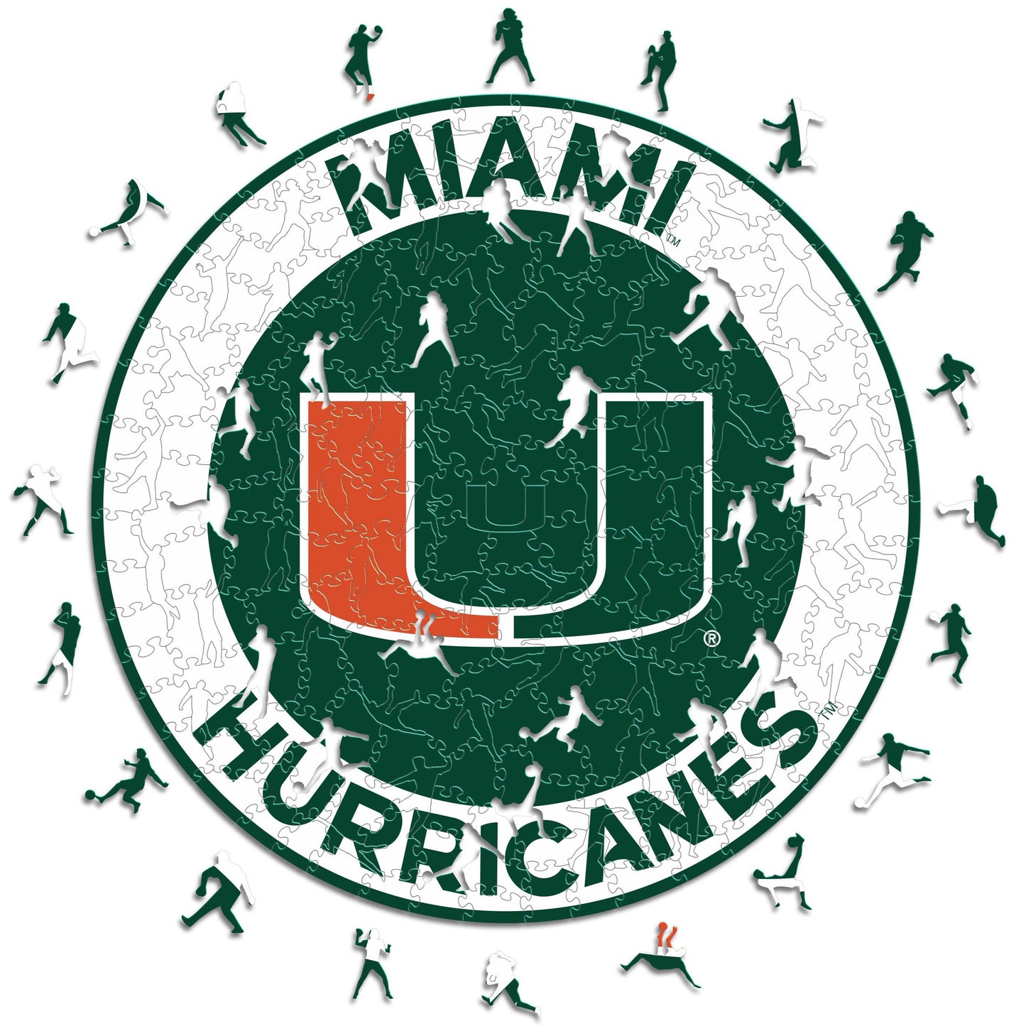 University of Miami - Wooden Puzzle