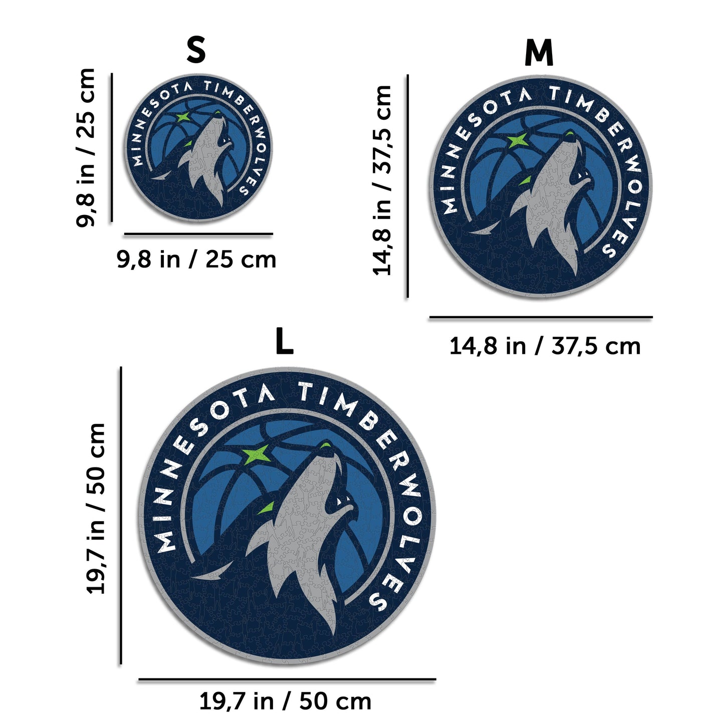 Minnesota Timberwolves™ - Wooden Puzzle