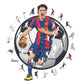 4 PACK FC Barcelona® Logo + Lewandowski + Pedri + Gavi