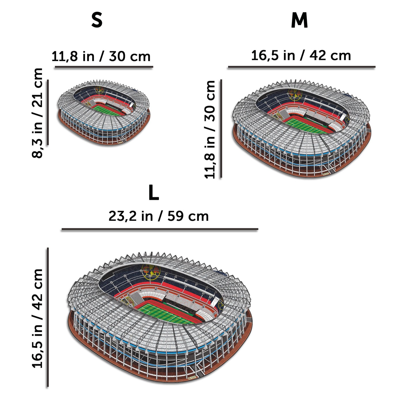 Club América® Stadium - Wooden Puzzle