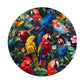 Colorful Parrots - Wooden Puzzle