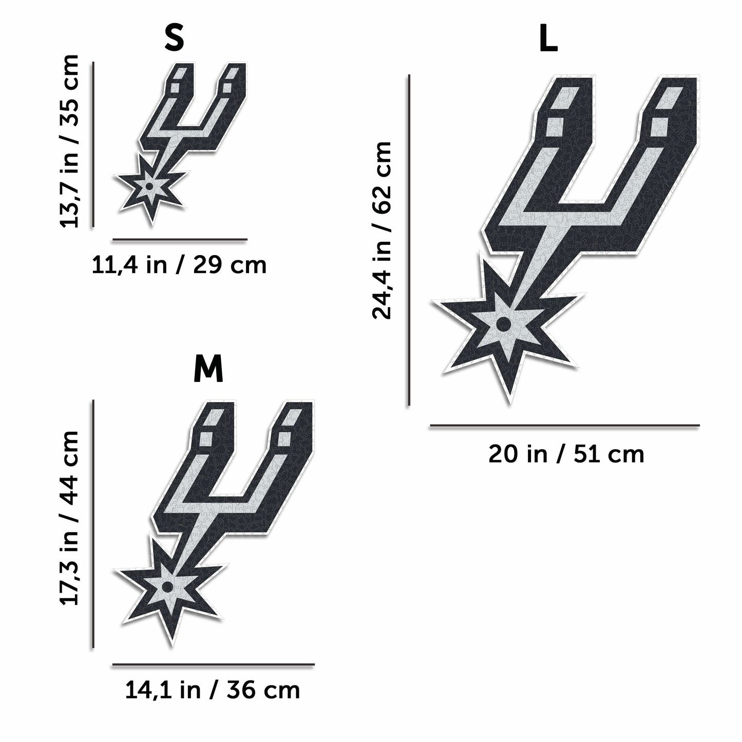 San Antonio Spurs™ - Wooden Puzzle