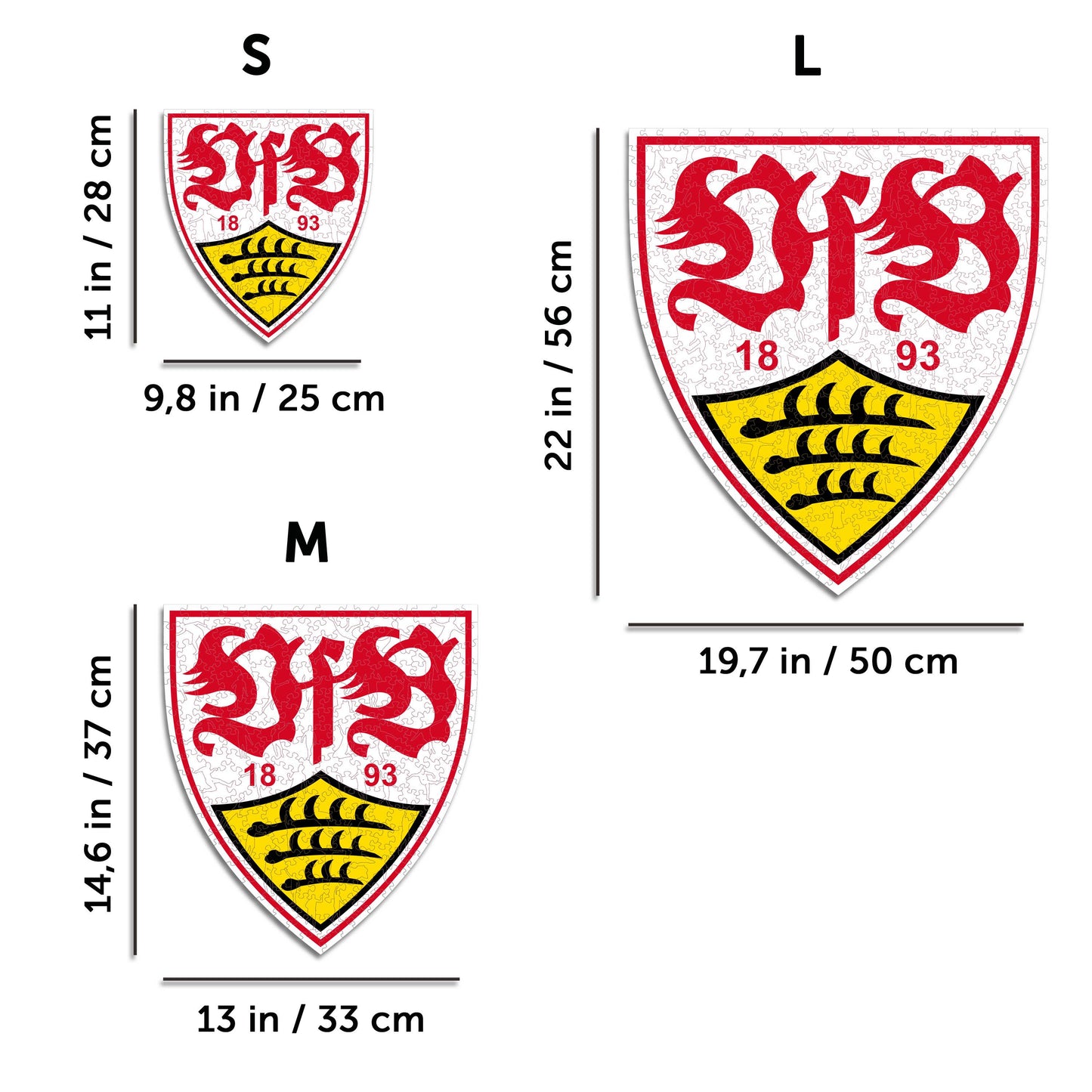 VfB Stuttgart® Logo - Wooden Puzzle