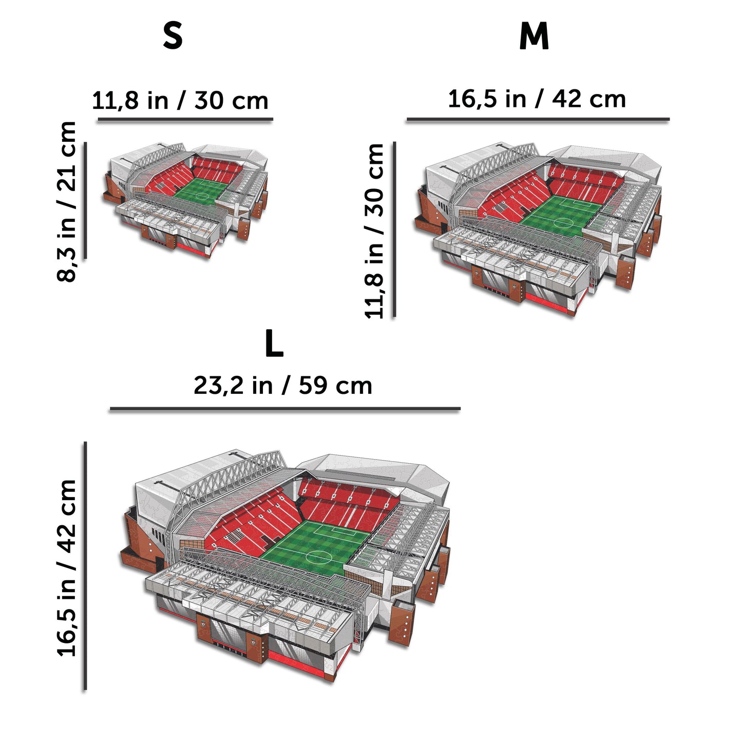 2 PACK Liverpool FC® Logo + Anfield Stadium