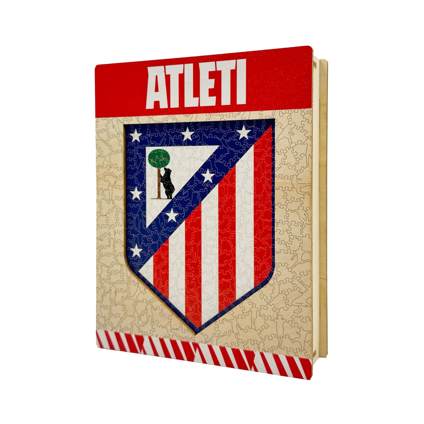 Atlético de Madrid® Logo - Wooden Puzzle