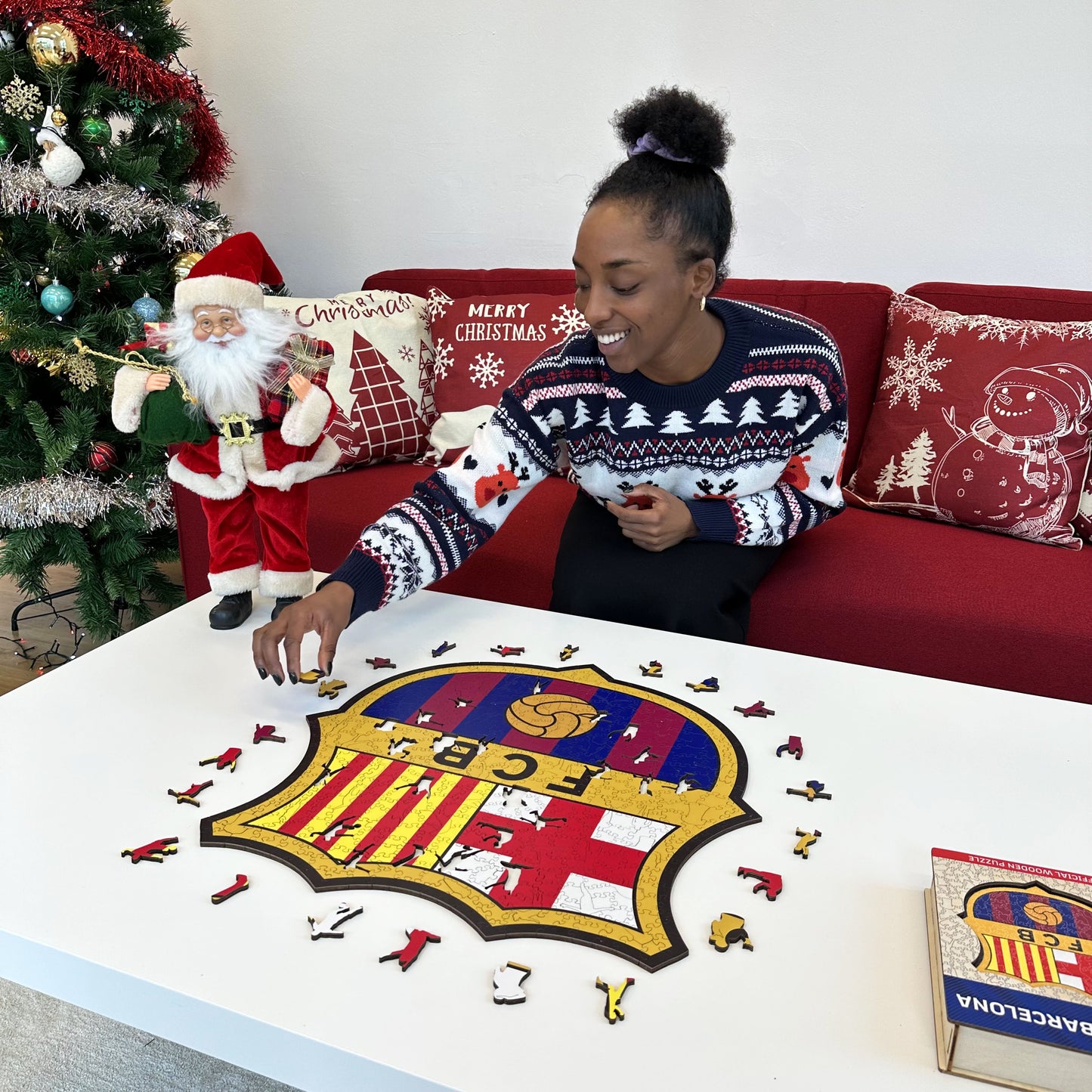 FC Barcelona® Logo - Wooden Puzzle