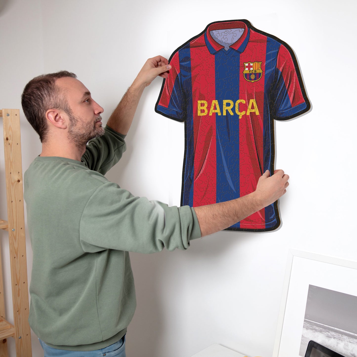 FC Barcelona® Jersey - Wooden Puzzle