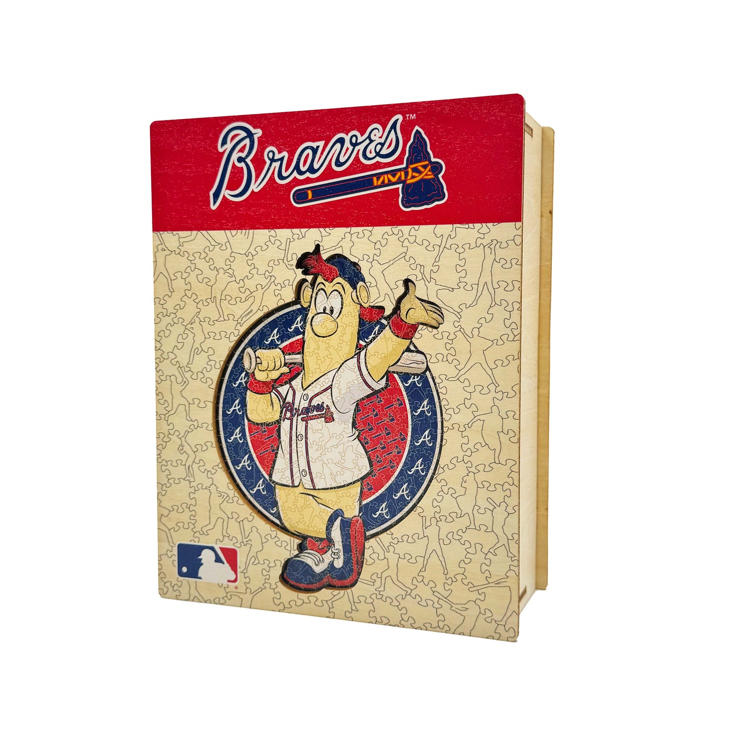 Atlanta Braves™ Mascot - Wooden Puzzle